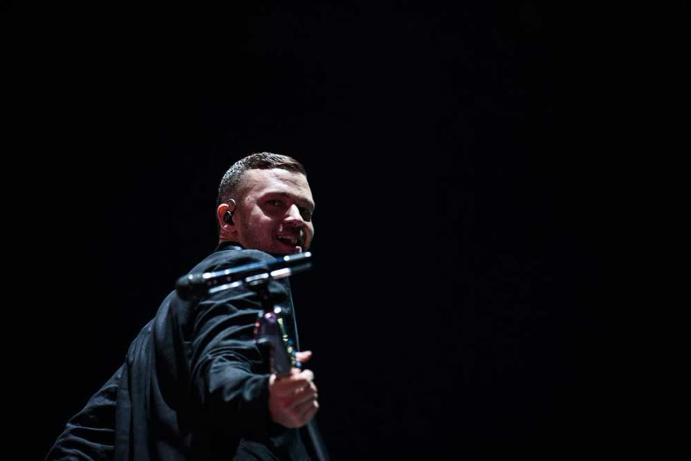 Justin Timberlake. Pic by Kane Hibberd.