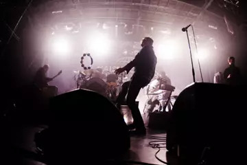 There's no time for clapping Kaiser Chiefs at the Palace. Pic by Andrew Briscoe