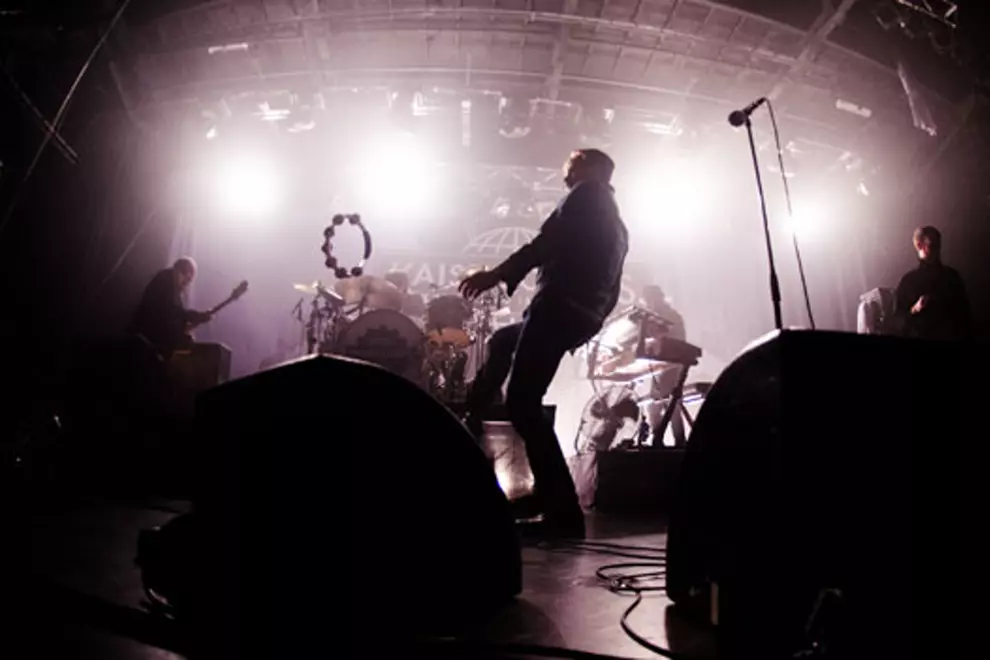 There's no time for clapping Kaiser Chiefs at the Palace. Pic by Andrew Briscoe