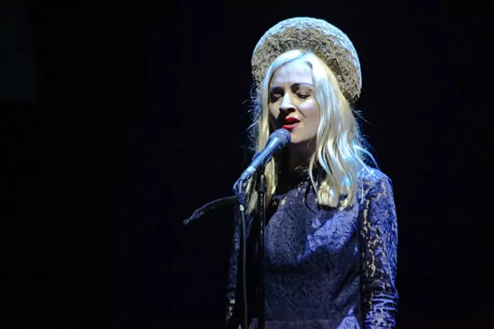Kate Miller-Heidke performing in Sydney earlier this year. Pic by Josh Groom