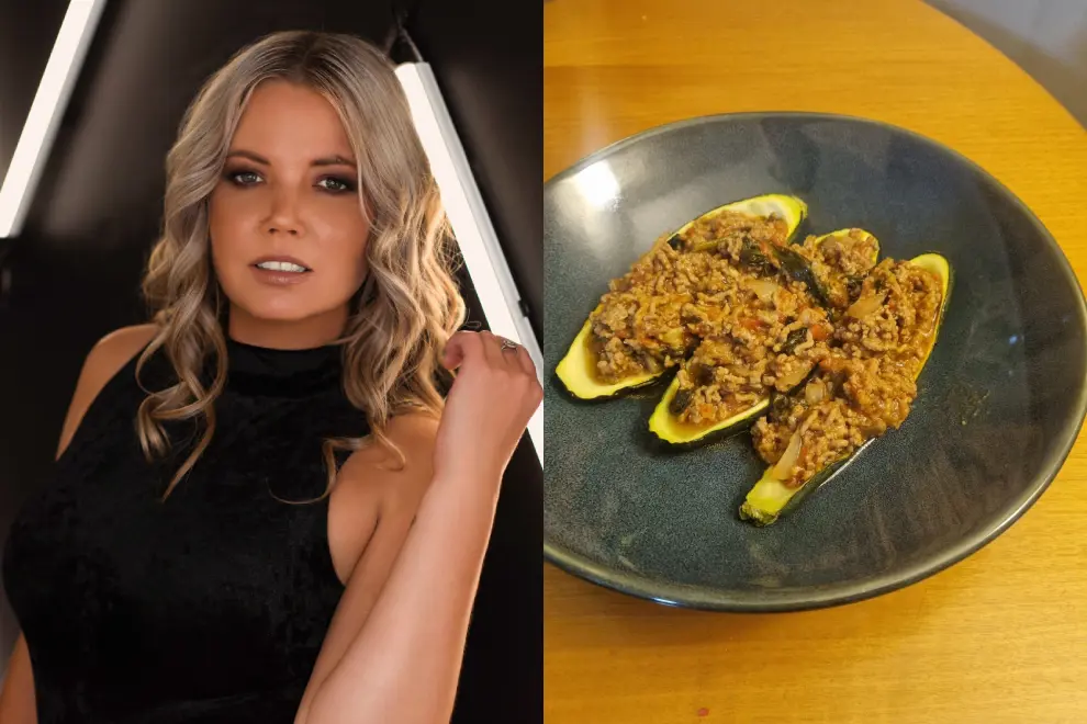 Katie Jayne & her zucchini boats