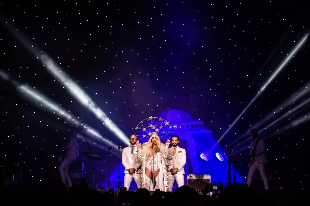 Kesha during her 2018 Australian tour. Pic by Monique Pizzica.