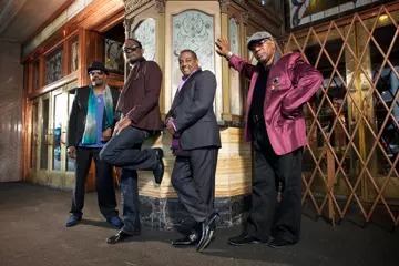 Ronald 'Khalis' Bell (far left) with Kool & The Gang