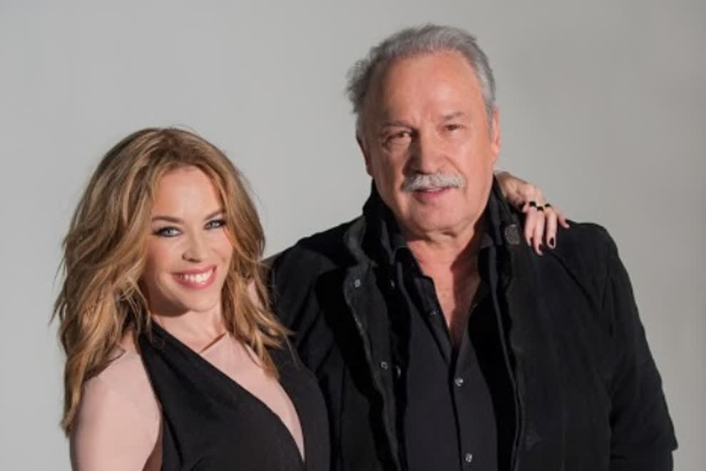 Giorgio Moroder with Kylie Minogue. Pic by Anna Maria Zunino Noellert.