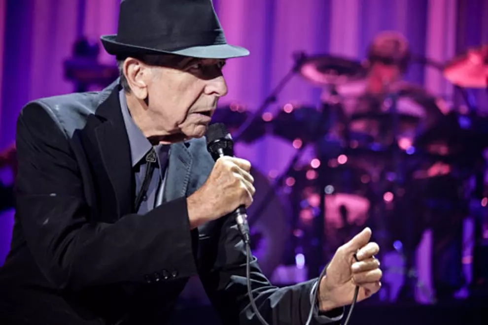 Leonard Cohen @ Sydney Entertainment Centre in 2013. Pic by Josh Groom