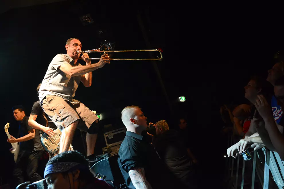 Less Than Jake @ Max Watt's. Pic by Terry Soo