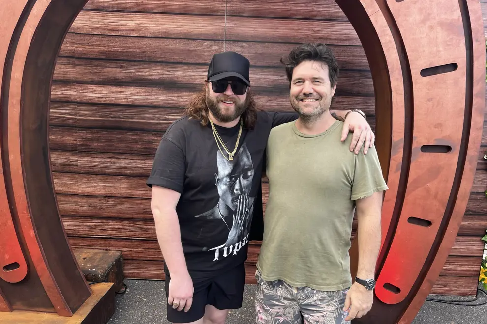 L, R: Nate Smith and Lindsay Rimes at CMC Rocks