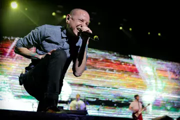 Chester Bennington in Sydney, 2013. Pic by Josh Groom