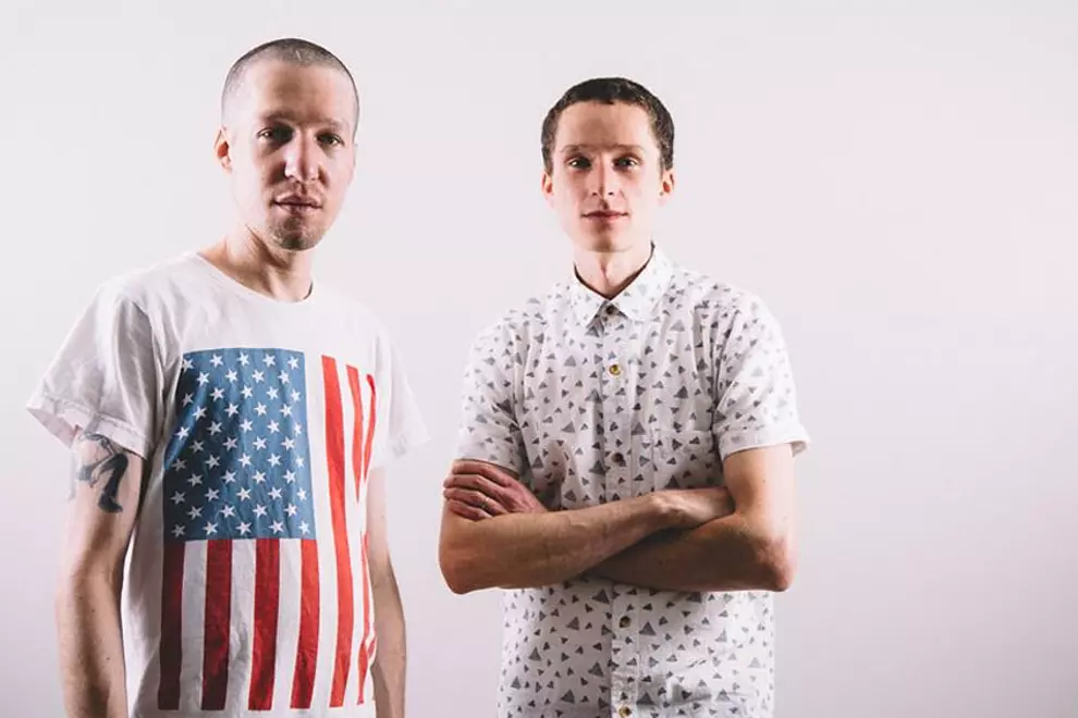 Michael Bell (left) with brother Jared.