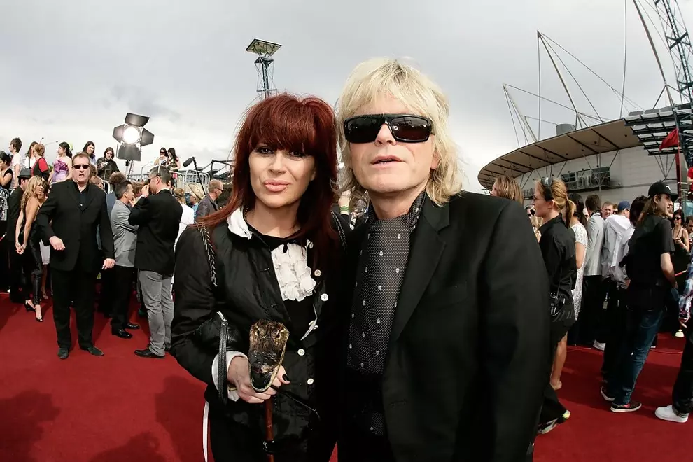 Mark McEntee and Chrissy Amphlett at 2007 ARIA Awards