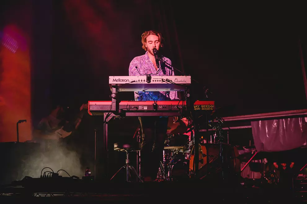 Matt Corby @ Kings Park. Pic by Liam Fawell