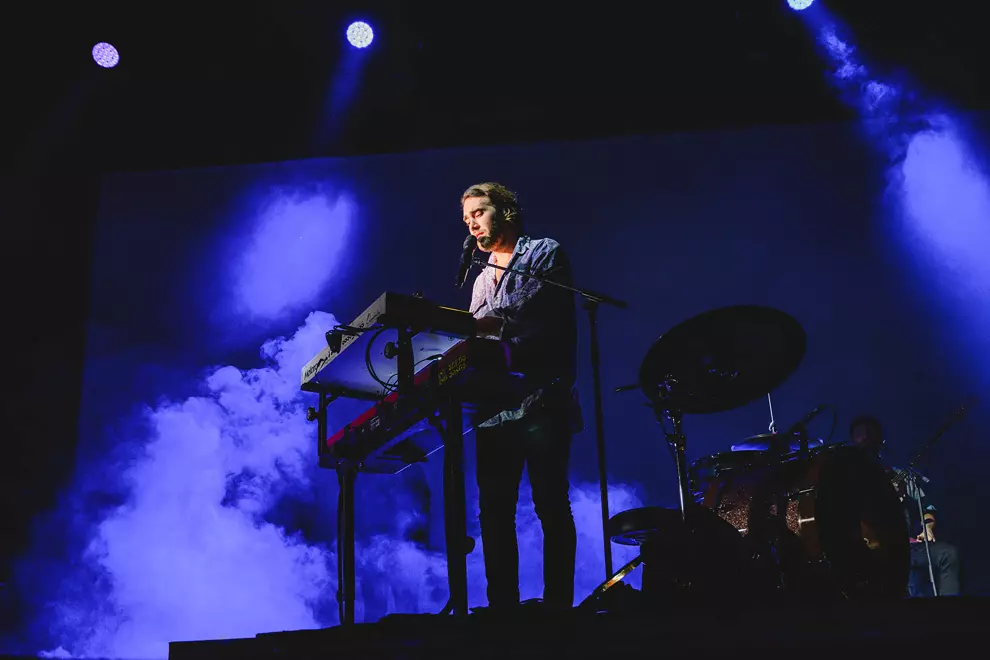 Matt Corby @ Kings Park. Pic by Liam Fawell