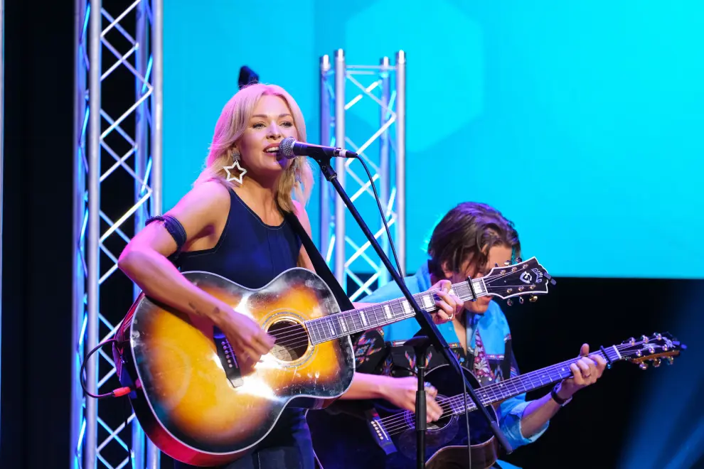 Max Jackson performing on stage