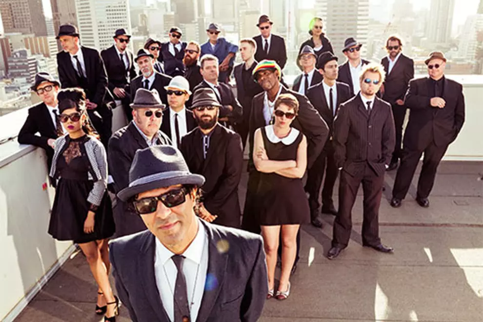 Nicky Bomba with the Melbourne Ska Orchestra
