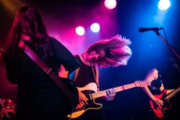 Moaning Lisa performing at Corner Hotel earlier this year. Pic by Monique Pizzica.