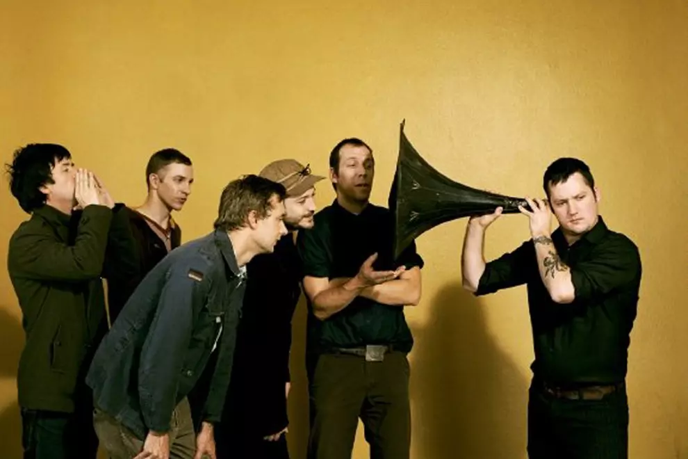 Modest Mouse (with ex-member Johnny Marr, far left)