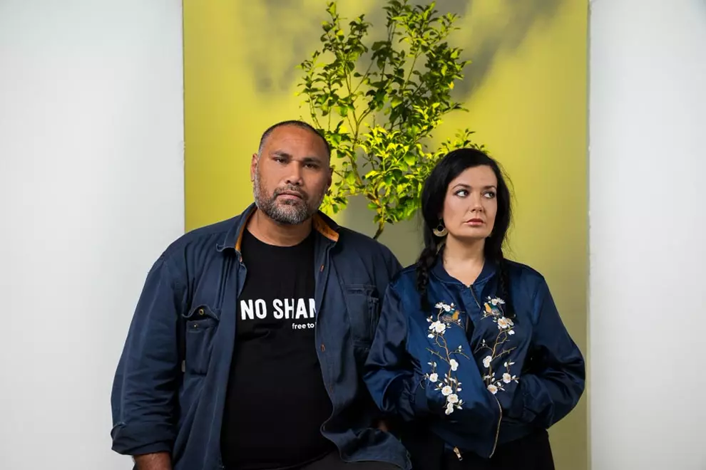 Radical Son and Leah Flanagan. Pic by Kane Hibberd