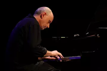 The Necks' Chris Abrahams. Pic by Sky Kirkham.