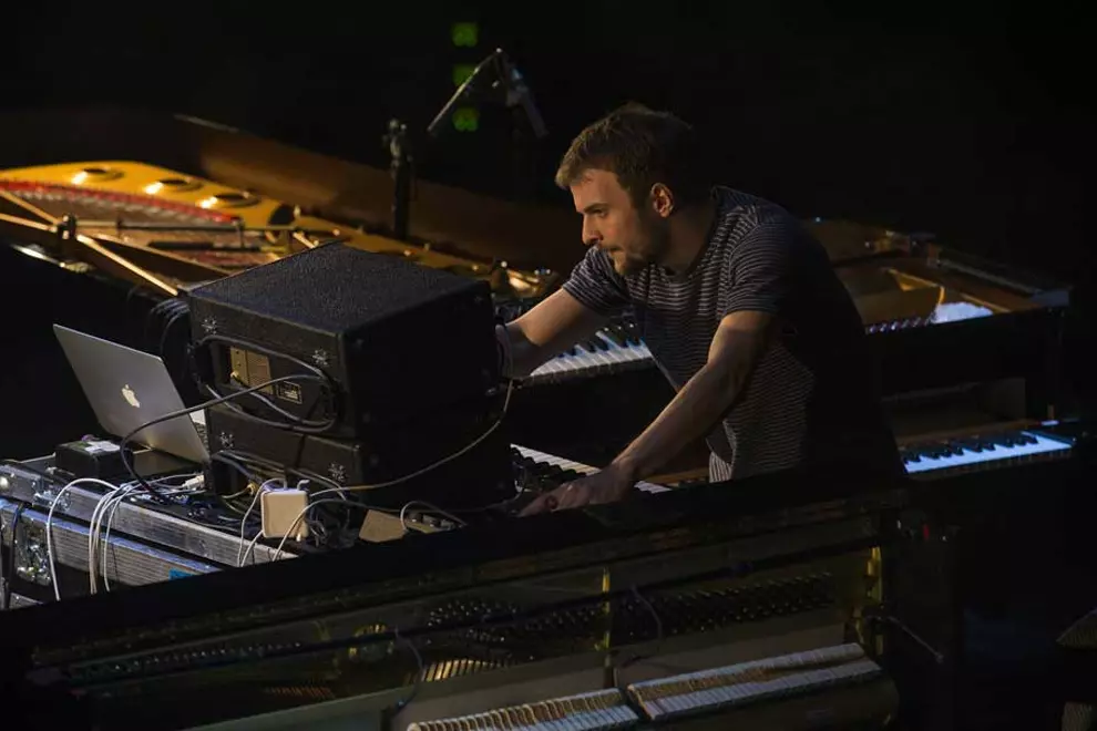 Nils Frahm. Pic by Peter Sharp.