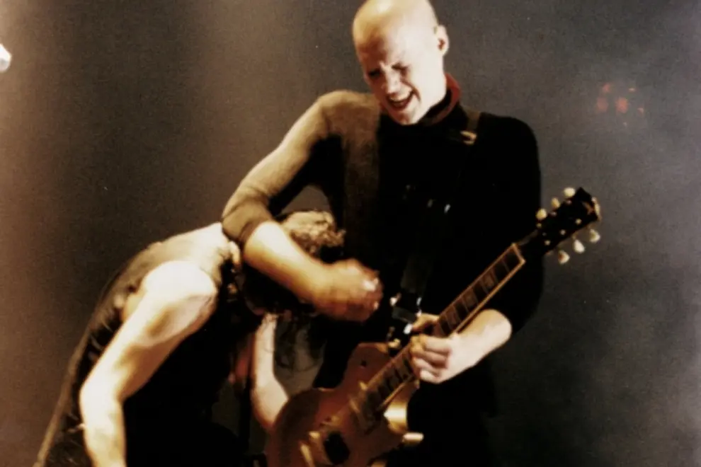 Nine Inch Nails live on stage