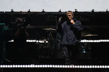Oasis' Liam Gallagher at Marvel Stadium