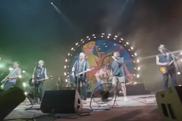 The Offspring with Sum 41's Deryck Whibley & Simple Plan's Pierre Bouvier