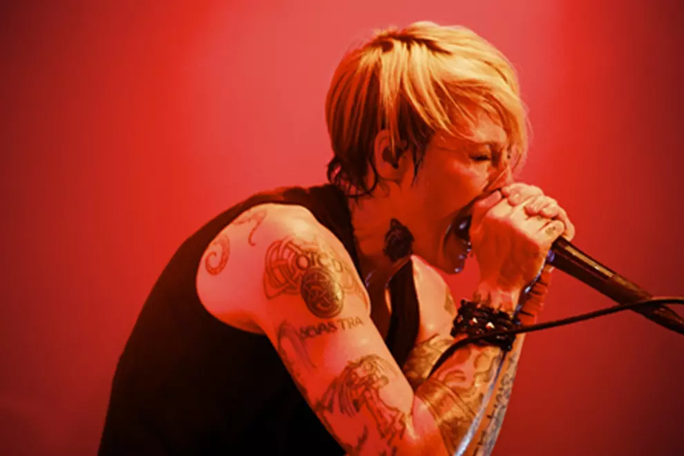 Pictured: Lead singer Otep Shamaya