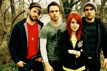 Paramore, 2008 (Josh Farro second from left). Pic via Facebook