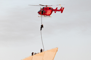 Parkway Drive Descend On Sydney Opera House With History-Making Helicopter Stunt