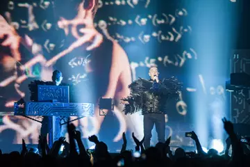 Pet Shop Boys. Pic by Clare Hawley.