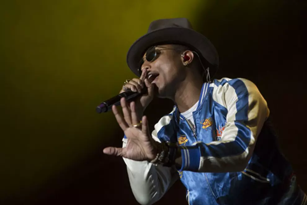 Pharrell Williams in Perth last year. Pic by Court McAllister.