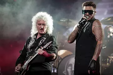 Queen + Adam Lambert in Sydney, 2018. Pic by Josh Groom