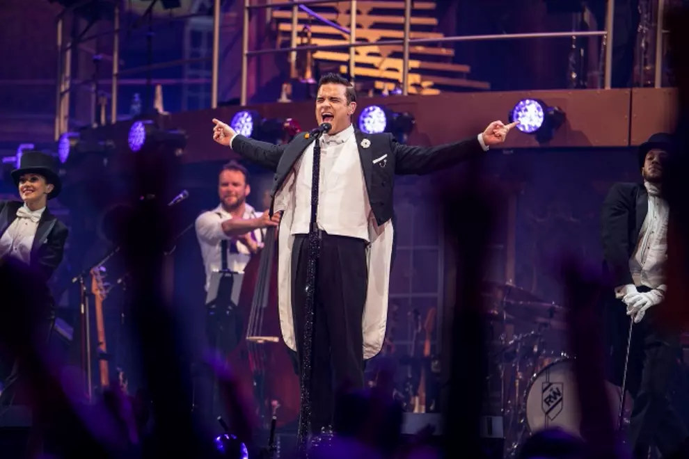 Robbie Williams. Pic: Kane Hibberd