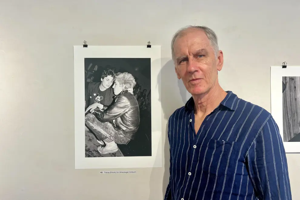 Robert Forster at the 'Nowhere Fast' exhibition