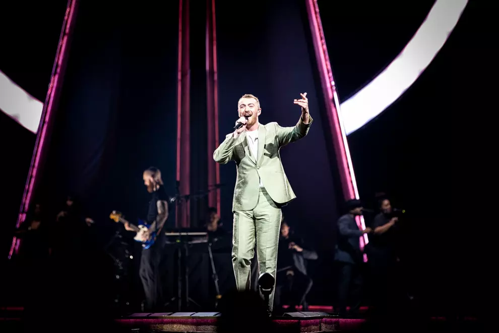 Sam Smith @ Rod Laver Arena. Photos by Jaz Meadows.