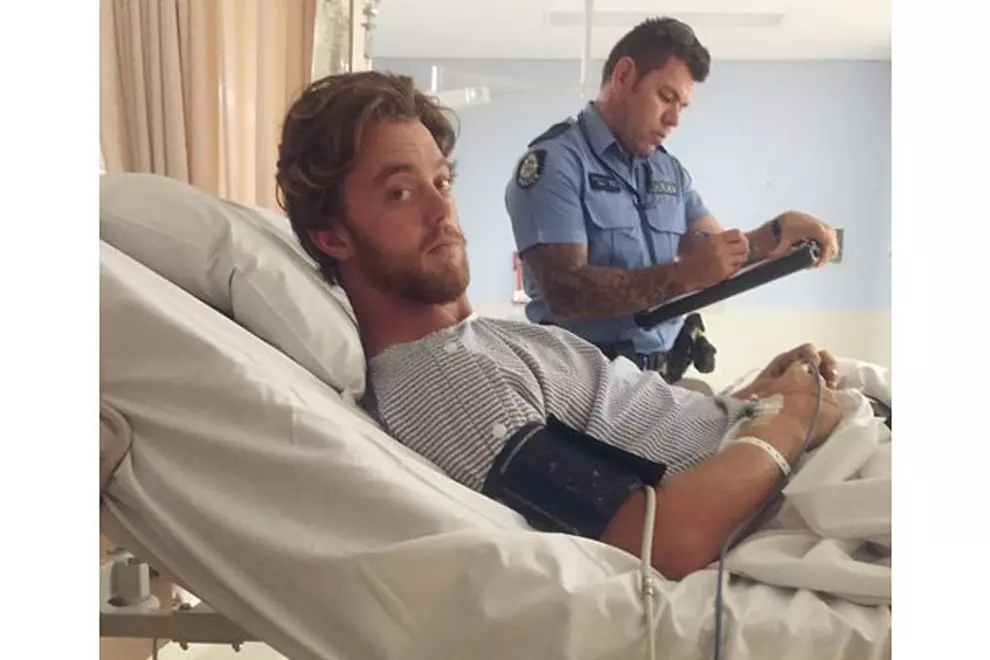 San Cisco's Nick Gardner in hospital
