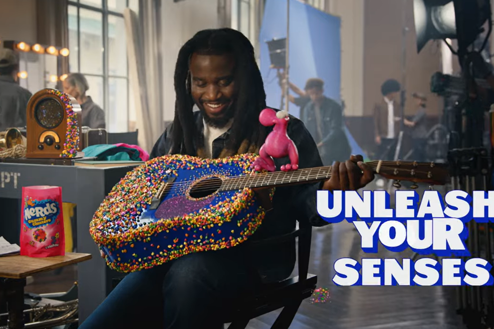 Shaboozey in Nerds advertisement