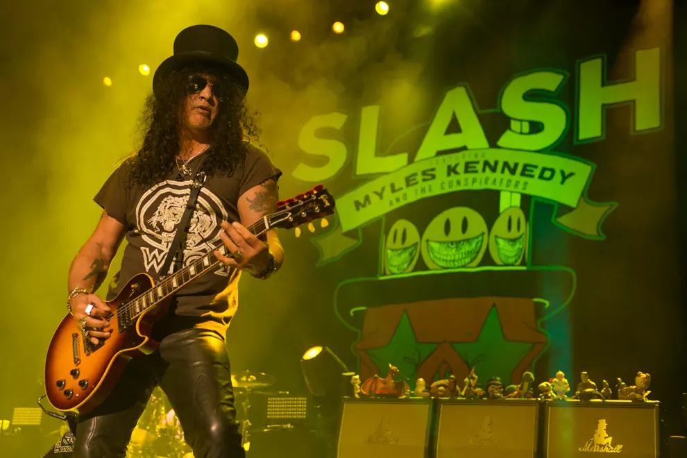 Slash Feat Myles Kennedy & The Conspirators. Photos by Andrew Briscoe.