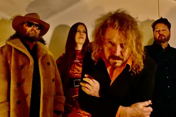 Smoked Salmon. L-R: Jeff Hooker, Claire Birchall, Kim Salmon, Doug Galbraith