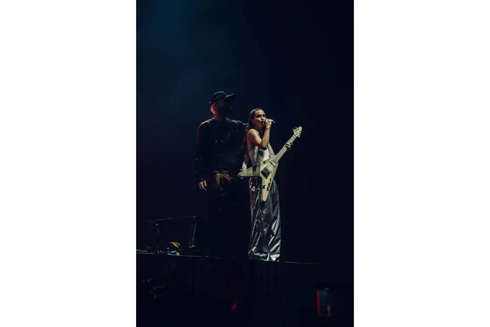 Sofi Tukker at John Cain Arena for AO Live