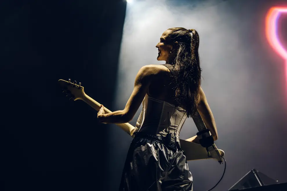 Sofi Tukker at John Cain Arena for AO Live