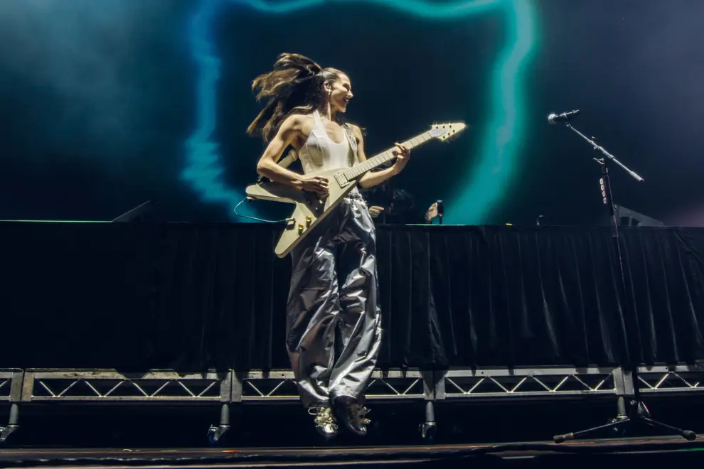 Sofi Tukker at John Cain Arena for AO Live