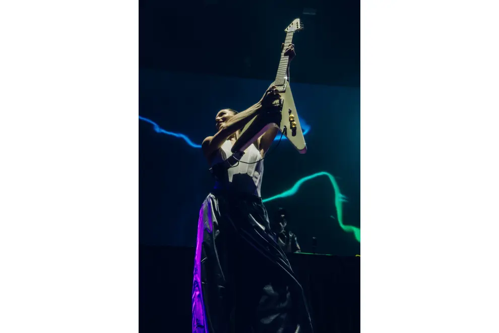 Sofi Tukker at John Cain Arena for AO Live