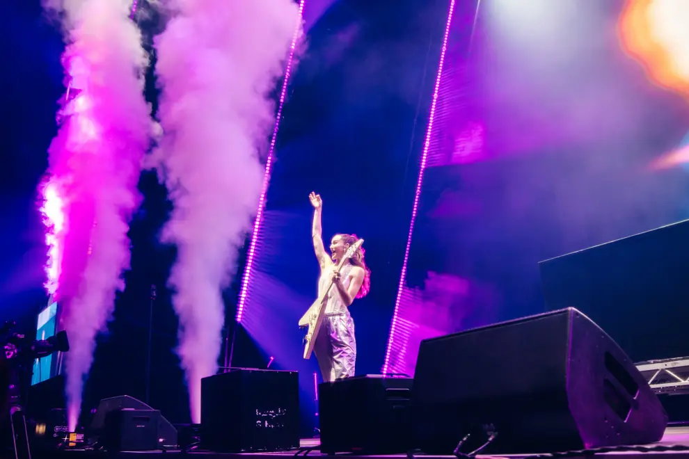 Sofi Tukker at John Cain Arena for AO Live