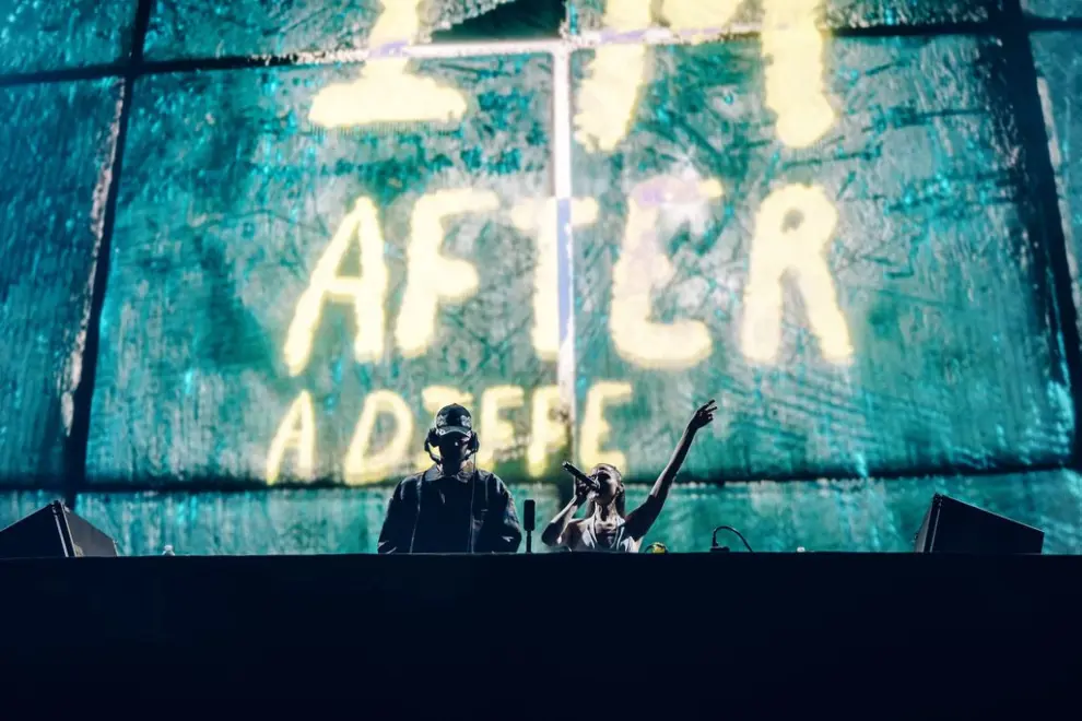 Sofi Tukker at John Cain Arena for AO Live