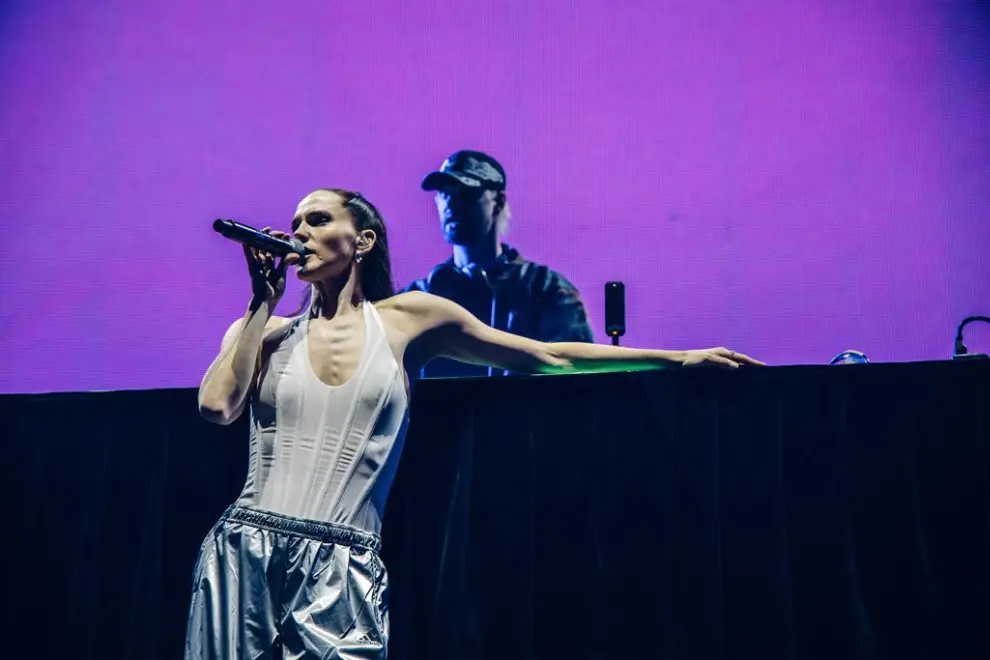 Sofi Tukker at John Cain Arena for AO Live