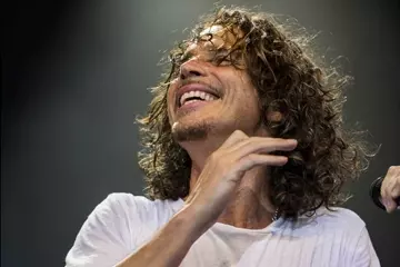 Chris Cornell with Soundgarden at Soundwave 2015. Photo by Rohan Anderson