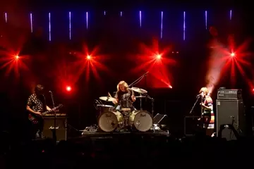 Spiderbait at the Enmore Theatre, Sydney. Pic by Angela Padovan