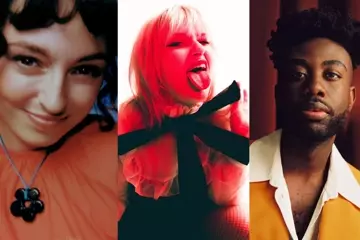 L-R: Stella Donnelly, Siobhan Cotchin, Adrian Dzvuke