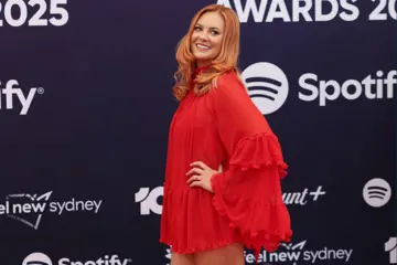 Taylor Moss at the 2025 ARIA Awards